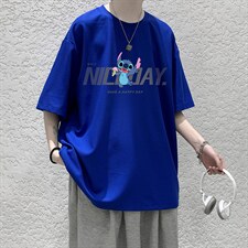 HT73173-P22华夫格t恤男短袖男大码五分袖大皂风，男装T恤，电商A040