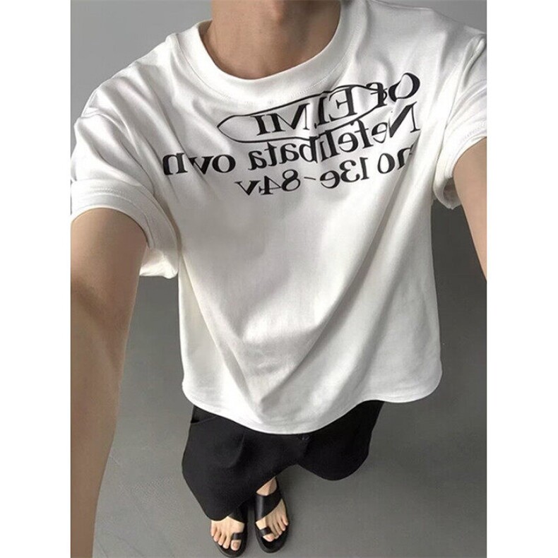 美式潮牌复古短袖t恤女夏季新款字母印花休闲宽松上衣TD658,男装T恤,星座1116A（原606A-3）