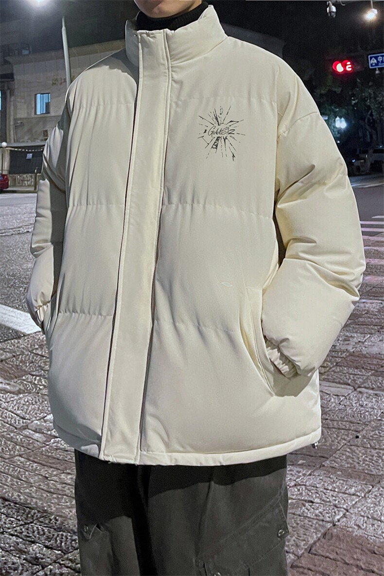 外景冬季新款痞帅加厚面包服男宽松保暖棉衣立领外套MF00433/P90,男装棉衣,电商B316