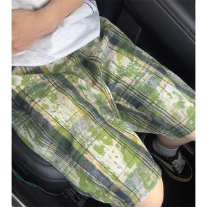 美式高街潮流休闲短裤潮牌宽松五分裤A086-DK339-特批20图片