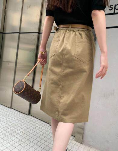 【现货】夏季新款兜盖半裙，女装半身裙，淳·清衣社