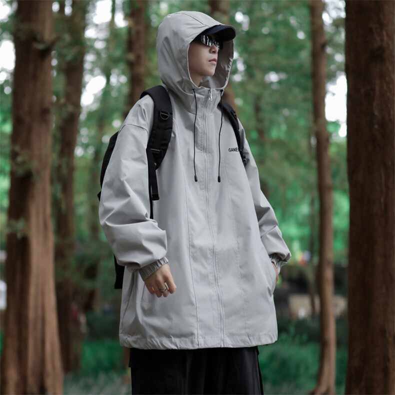 Wt43-P56山系户外防水连帽冲锋衣，男装夹克，星座1501-1