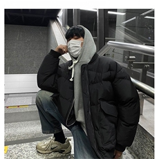 2025秋冬港风立领棉服男士棉衣KT715，男装棉衣，星座1108