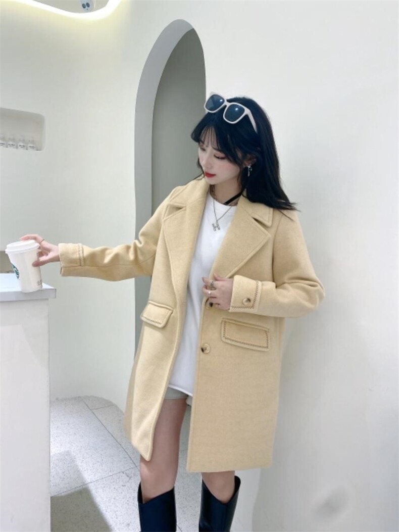 【现货】长款加厚呢料，两个颜色两个码ml，其它，Moshus摩述