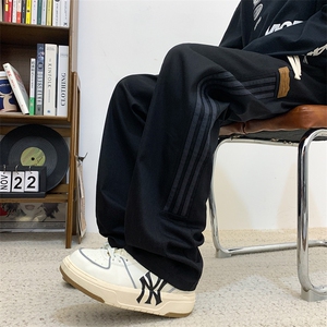 2024夏季新款工装冲锋裤男复古设计感条纹休闲裤 现货K7812-P35图片