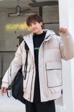 含ins冬季新款80白鸭绒连帽羽绒服男DS-B293-A709，男装羽绒服，电商A306