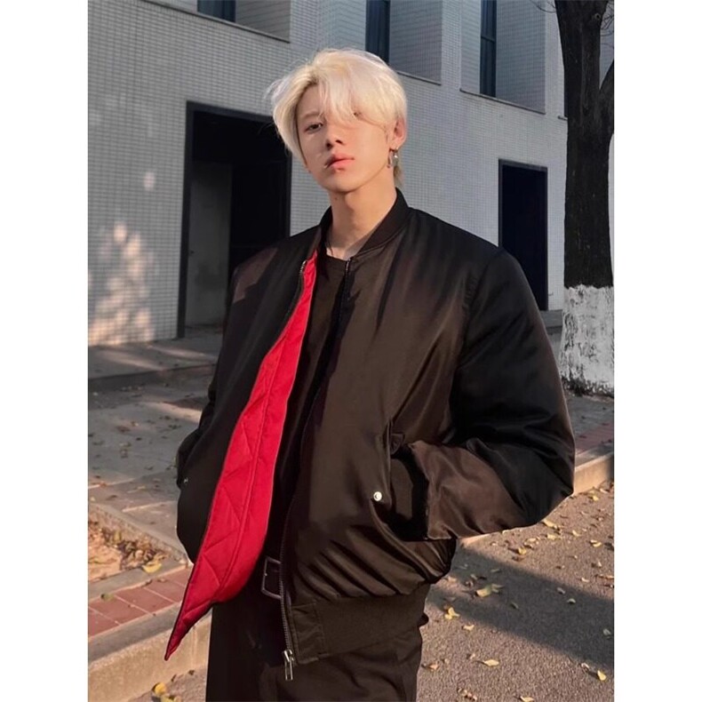 【有货】内衬红色飞行夹克外套夹棉棉服JK507特P67JK507JR特P85,男装夹克,星座908-1