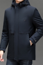 男士2023年冬季新款可脱卸帽棉衣外套修身时尚休闲上衣，男装棉衣，电商B360