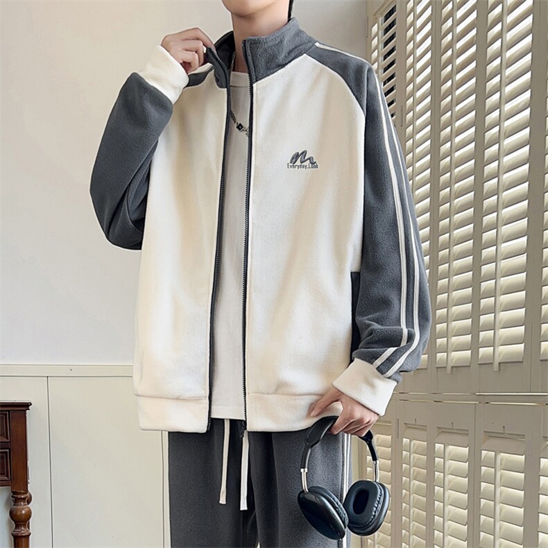 春季现货开杉宽松套头半高领卫衣男DSA157B-W5861-P55图片