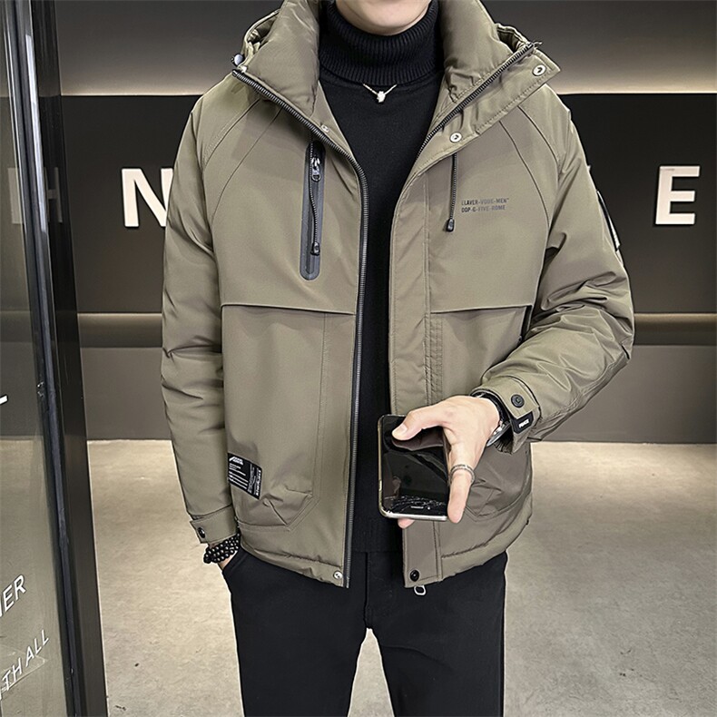 标男士冬装连帽工装加厚外套羽绒服521/915-P185，男装羽绒服，星座703-1