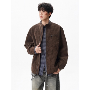 秋冬PU棒球服夹克痞帅百搭情侣外套 LJ496 P58图片