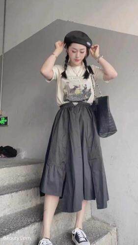 戴标新款半裙,女装半身裙,麦缇诺