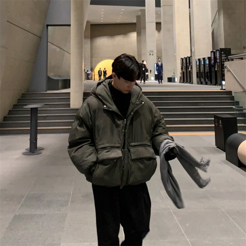 816B-MF809-P125韩保暖棉衣宽松面包服棉袄外套,男装棉衣,星座816B