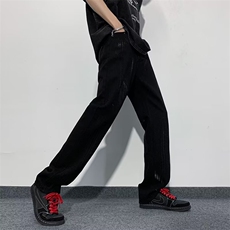 青春流行ins男原宿美式vibe裤子直筒水洗拉链牛仔裤潮CN6002P40，男装牛仔裤，星座1116-2