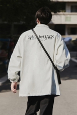 CityBoy皮夹克男中性休闲宽松潮流皮衣男夹克外套JK7570P85控128，男装夹克，星座227-7