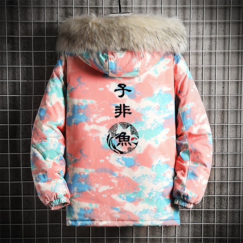 MC49070-P135 日系潮衣男大码派克服男工装服外套袄 网格图片