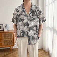 B353CS369P55M-3XL聚酯纤维100夏季新款2025冰丝衬衫直播款1，男装衬衫，电商B353