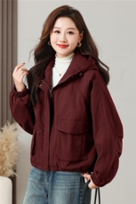 棉衣女冬季加棉加厚纯色保暖外套，女装棉衣/棉服，芙芮