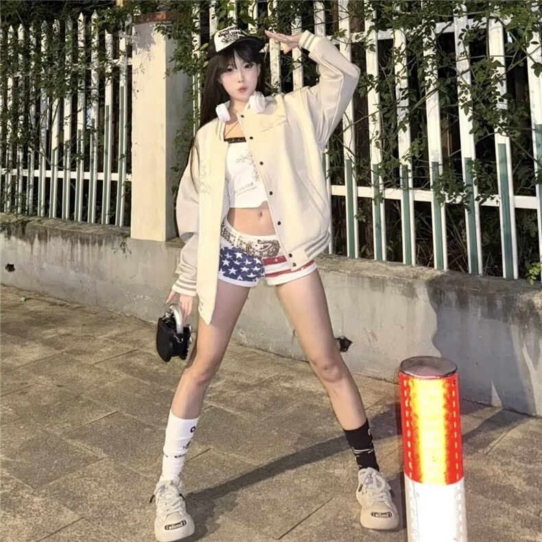 女童棒球服外套2025春秋新款大童网红上衣女孩夹克风衣上衣初中生,男装风衣,星座506A