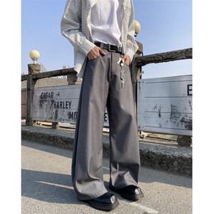 抖音品质春季新款美式高街高街宽松弯刀西裤B315-K25672-p65控88图片