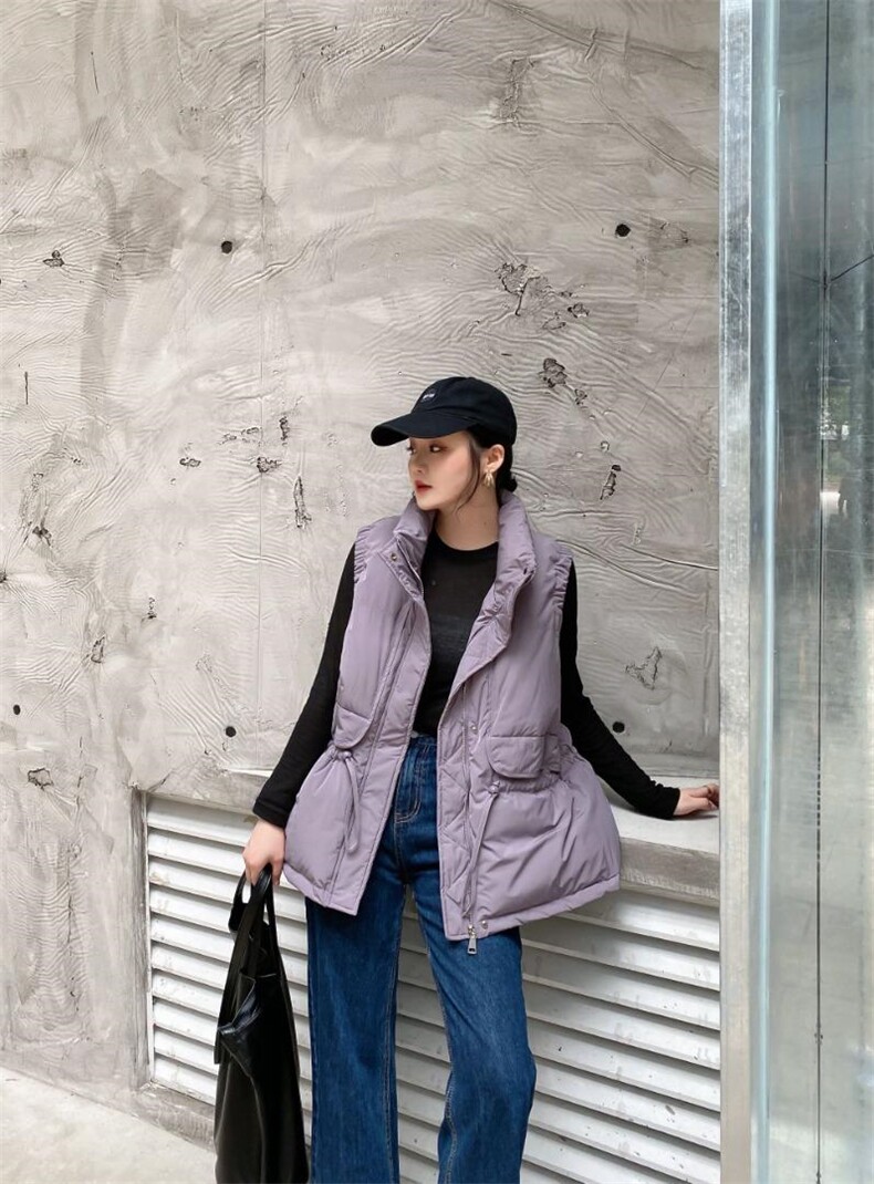 2021羽绒马甲羽绒服,女装马甲,炫女孩