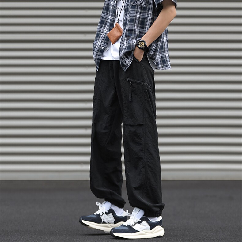 夏季新款日系复古休闲长裤男潮牌百搭宽松工装裤现货K8081-P38,男装工装外套,星座512-3