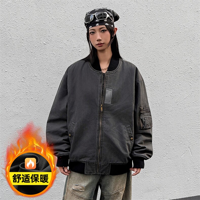 重磅美式水洗做旧工装秋冬新款夹克棉衣外套436-997-P125178,男装夹克,电商A436