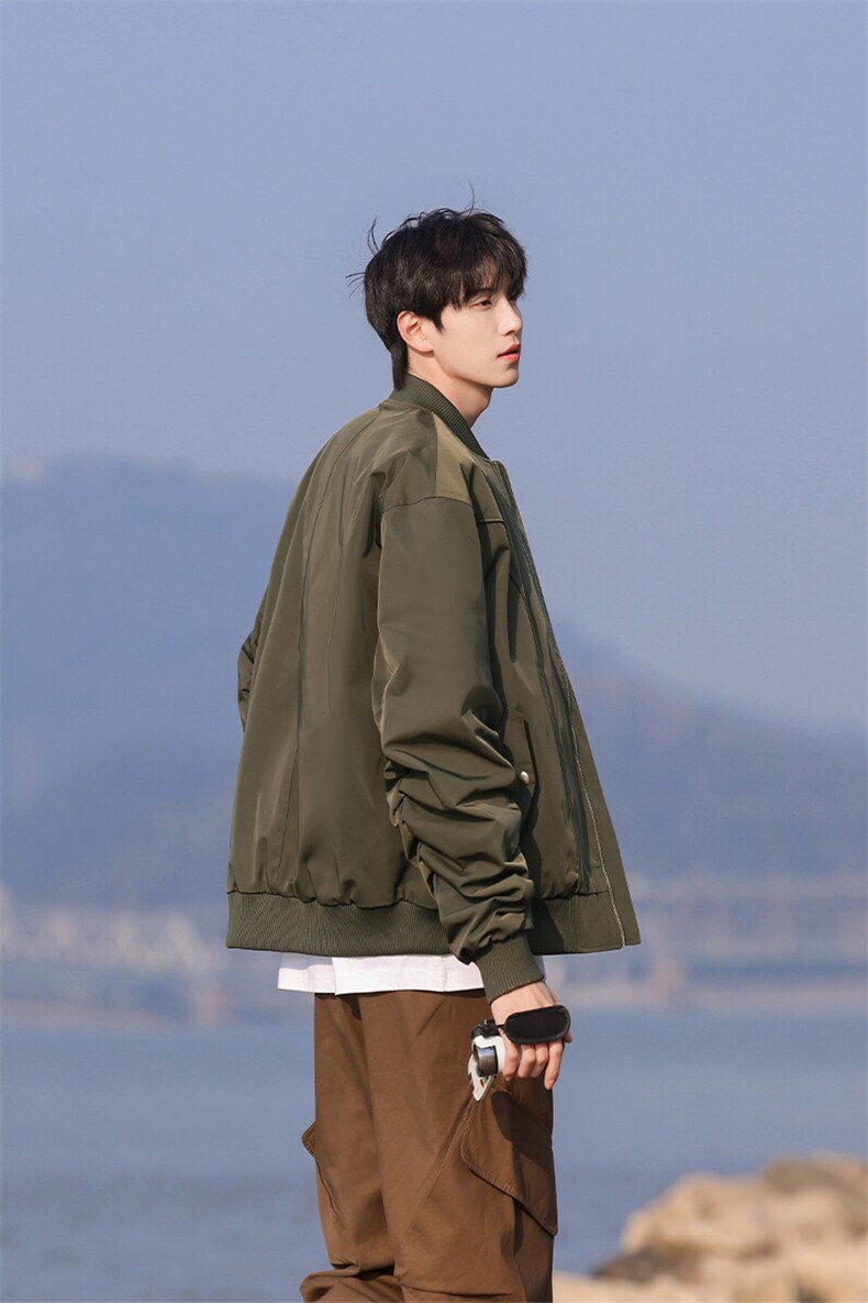 1美式MA1解构设计飞行大码M-5XL夹克100%聚酯纤维JK77988P85控138,男装夹克,星座226-2