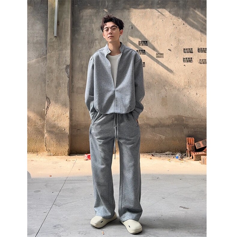 春季新款备货在仓W2618M-3XLP65上衣+2619裤子P55，男装休闲裤，电商C313