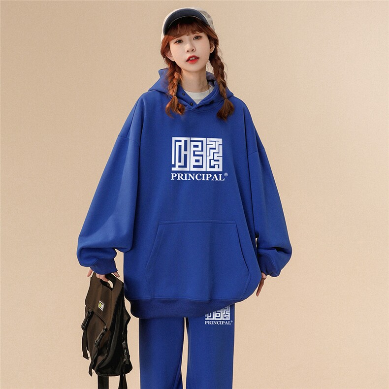中性风卫衣套装华棉复合高克重抖音品质HZ6503上衣P65裤子P45，男装休闲套装，电商A268