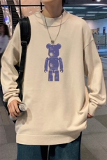 半高领毛衣男士大码针织衫男毛线衣男M18242-P45加绒款-P65，男装针织衫/毛衣，电商A040
