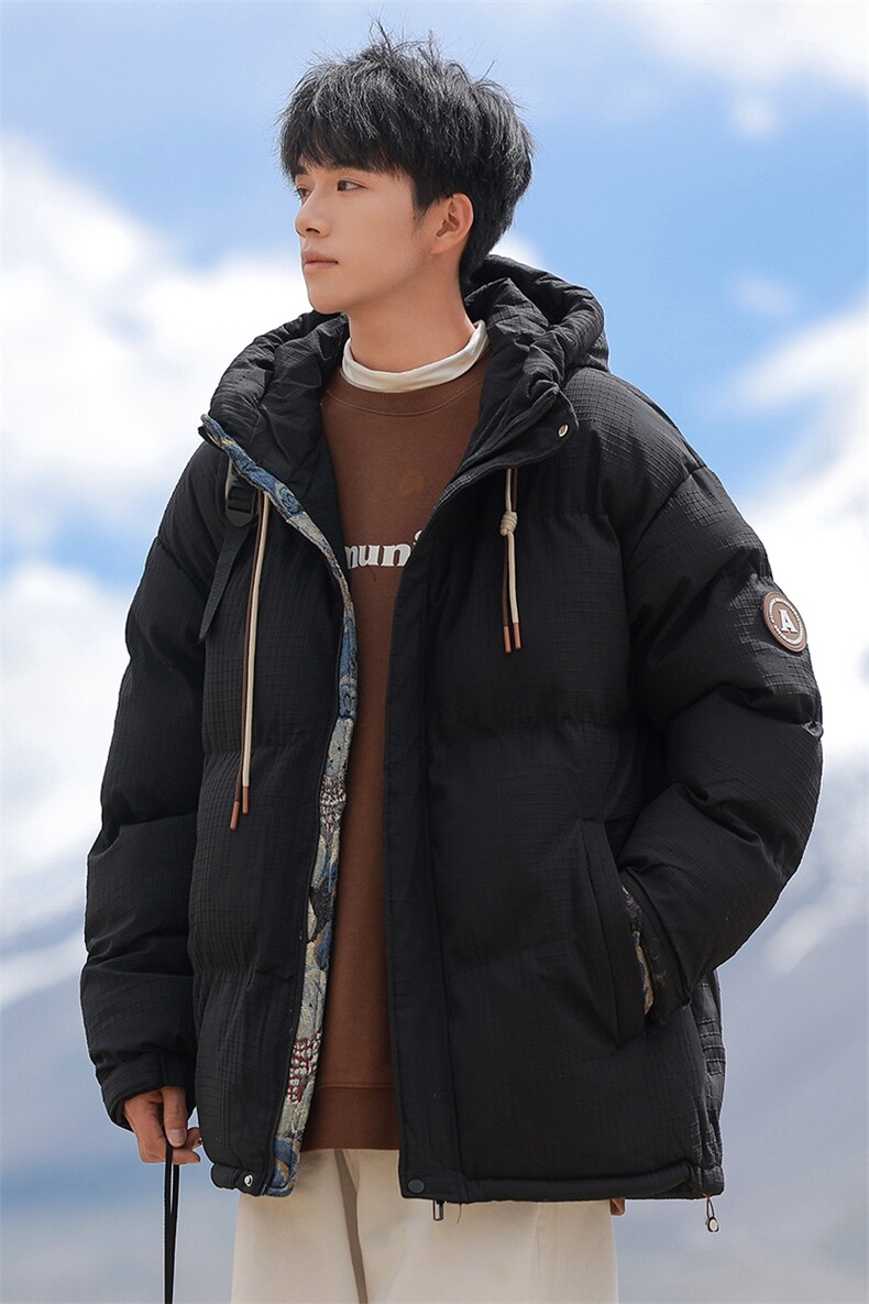 棉服男2026冬季新款宽松休闲连帽棉衣外套2399特P90控148,男装棉衣,电商A309
