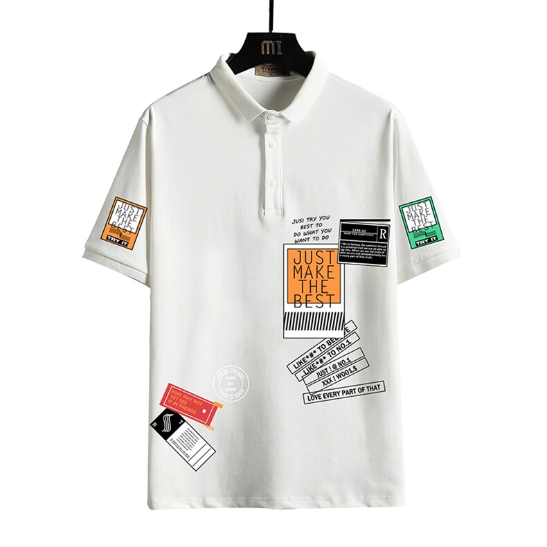 PL57121-P35翻领短袖polo衫男大码胖子半袖t恤男有领保罗衫,男装Polo衫,电商A040A