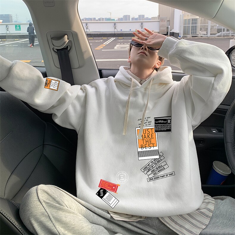 8XL连帽卫衣男大码胖子帽衫大号运动服WY2121-P35加绒款-P40,男装卫衣,电商A040