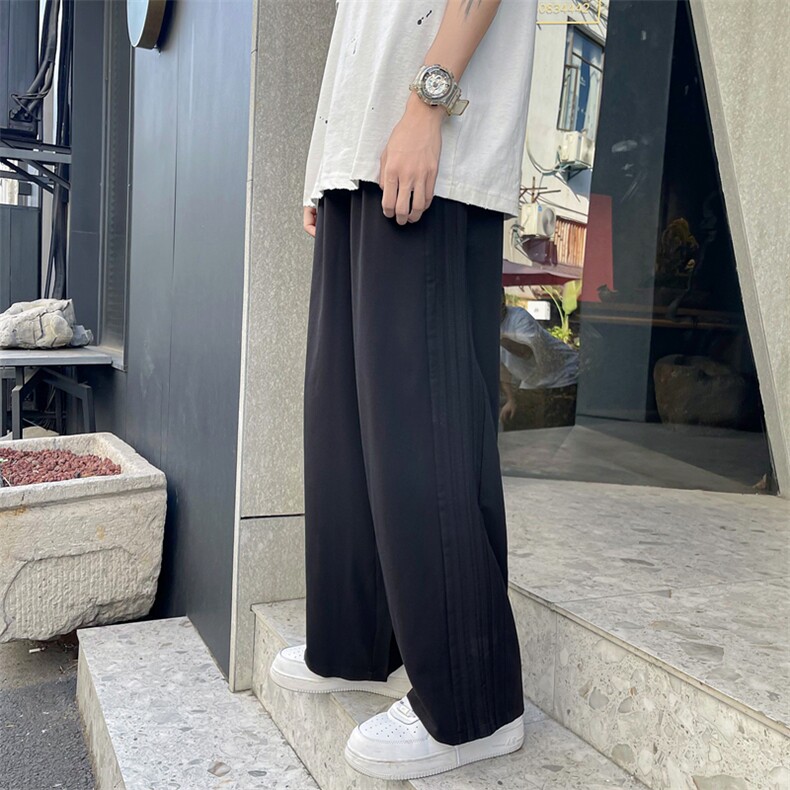 2023夏季薄款日系韩版潮流宽松直筒阔腿裤潮牌ins休闲裤K924-P32,男装休闲裤,星座512-2