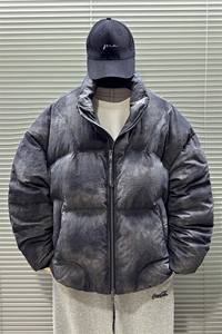 2025新标90白鸭绒高科技晕染风高品质加厚羽绒服男341-P380图片