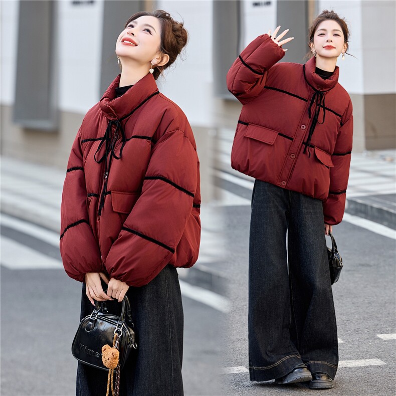 [现货】2025年新款减龄公主风保暖新年款羽绒服，女装羽绒服，橙子家