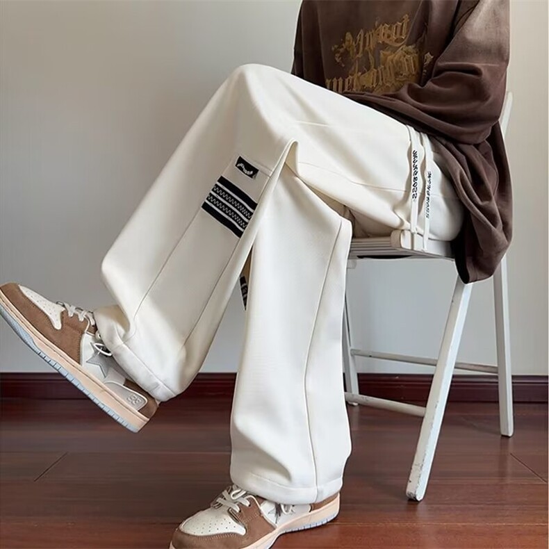 原宿潮流百搭艺时尚新款气质休闲长裤慵懒日系简约流行MK363P39，男装休闲裤，星座1013-5