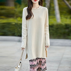 优雅气质黑色长袖连衣裙时尚休闲百搭秋冬女装显瘦修身两件套，女装连衣裙，佳绒高端店