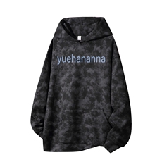 得物供货、重磅420克现货麂皮绒扎染卫衣HD019-1-WL25362ZR-P45，男装卫衣，电商019-1