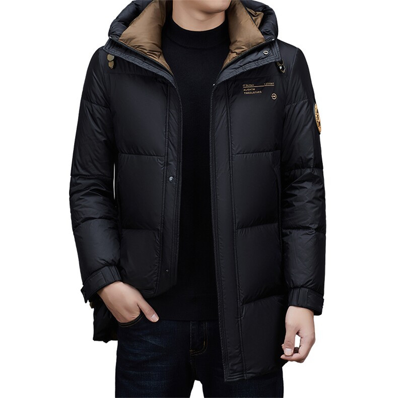 男士冬季时尚商务休闲保暖连帽羽绒服男冬季外套QS3750-P315,男装羽绒服,星座1105-3