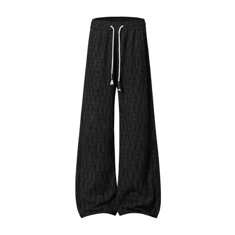 格纹裤子美式挺括时尚运动直筒百搭休闲裤2310特批2249.9，男装休闲裤，星座718-1