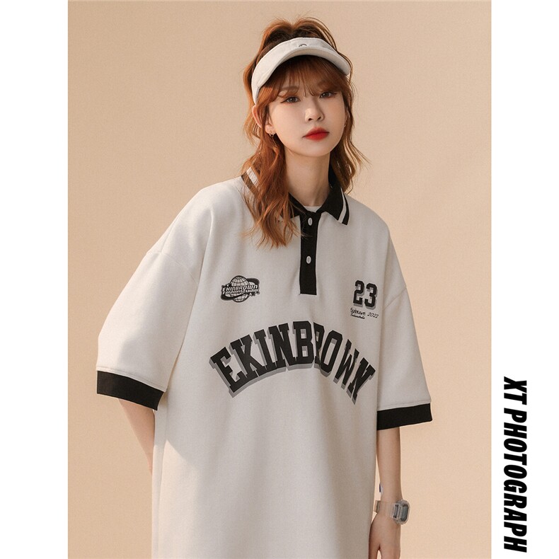 1中性polo衫男大码M-5XL潮翻领女模情侣短袖T恤男DP7741P45控59，男装Polo衫，星座226-2