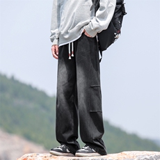 直筒垂顺个性设计牛仔裤百搭纯棉舒适裤S-3XLK750-特批-4588，男装牛仔裤，星座718-1
