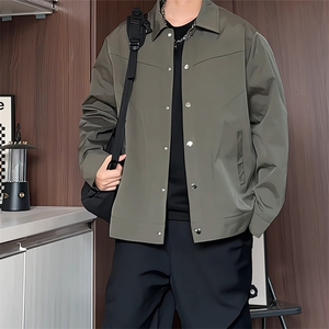 JK301/P65春装新款现货夹克外套男宽松大码潮流个性百搭上衣图片