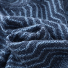 2025舒适百搭简约秋冬3D立体条纹针织衫，男装针织衫/毛衣，嘉日羊绒