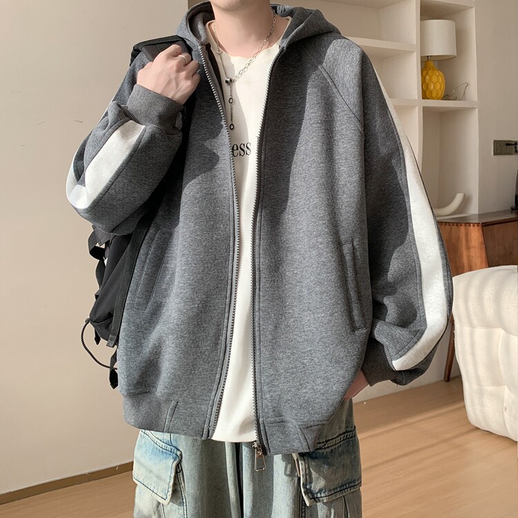 外套男2025新款春秋款潮流运动秋季夹克ins潮牌港风日系宽松上衣,男装夹克,星座218-8