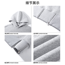 26春款轻复古随性舒适感卫衣廓形连帽经典套头上衣HY807P55控88，男装卫衣，电商A102B