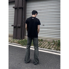 cleanfit巴家竹节牛仔裤高级感痞帅修身微喇叭裤，男装牛仔裤，星座310A-4