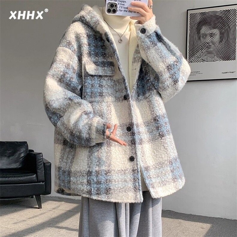 1506-1/MJ498-21毛绒大衣/P85羊羔毛绒外套男士加绒加厚毛呢棉服,男装棉衣,星座1506-1